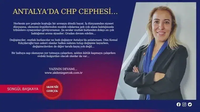 Antalya’da CHP Cephesi…