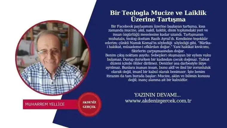 Bir Teologla Mucize ve Laiklik Üzerine Tartışma