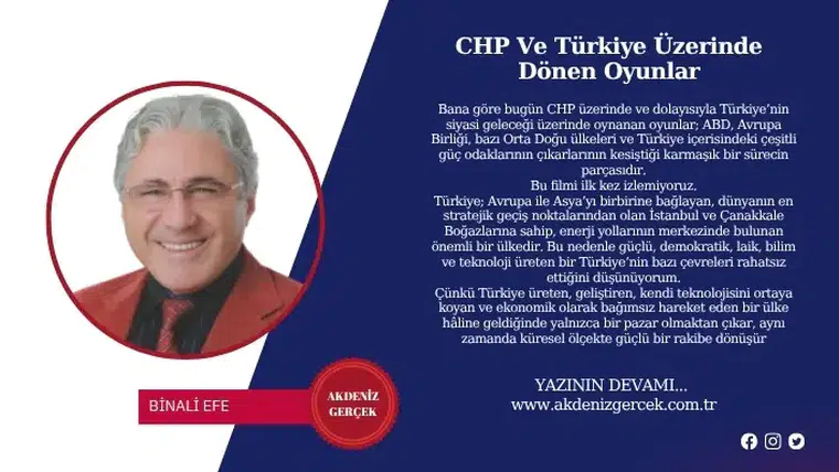 CHP Ve Türkiye Üzerinde Dönen Oyunlar