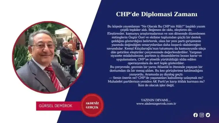 CHP’de Diplomasi Zamanı