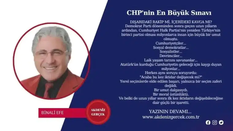 CHP'nin En Büyük Sınavı