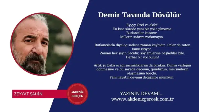 Demir Tavında Dövülür