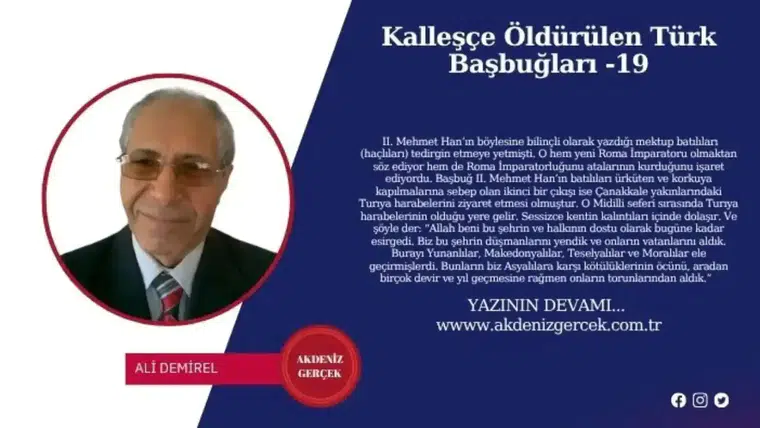 Kalleşçe Öldürülen Türk Başbuğları -19