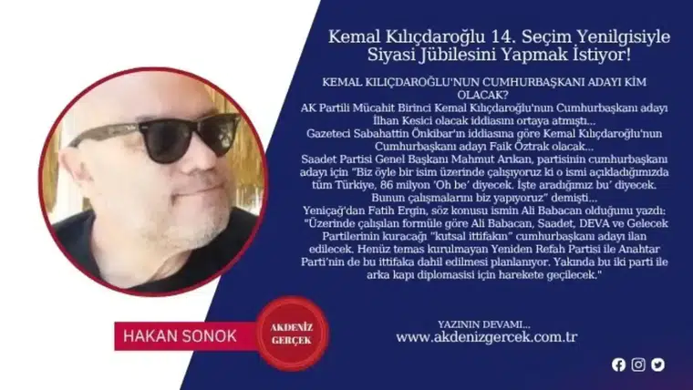 Kemal Kılıçdaroğlu 14. Seçim Yenilgisiyle Siyasi Jübilesini Yapmak İstiyor!