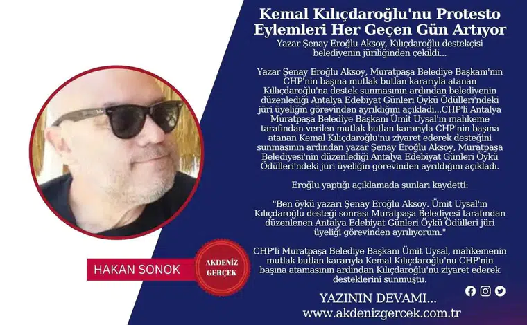 Kemal Kılıçdaroğlu'nu Protesto Eylemleri Her Geçen Gün Artıyor
