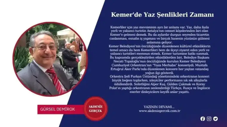 Kemer'de Yaz Şenlikleri Zamanı