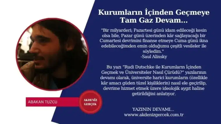 Kurumların İçinden Geçmeye Tam Gaz Devam...