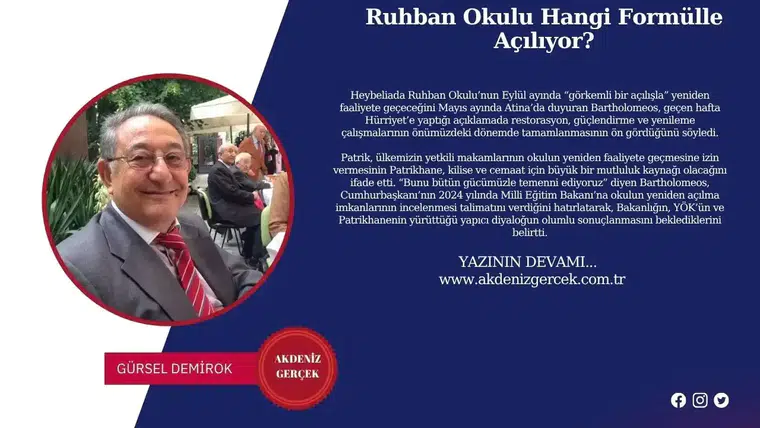 Ruhban Okulu Hangi Formülle Açılıyor?