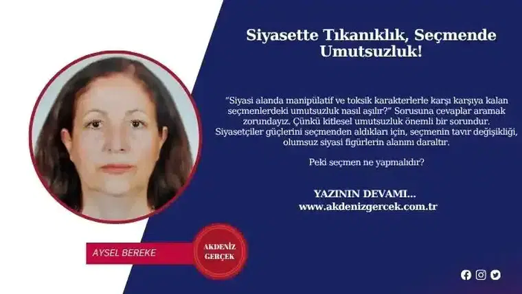 Siyasette Tıkanıklık, Seçmende Umutsuzluk!