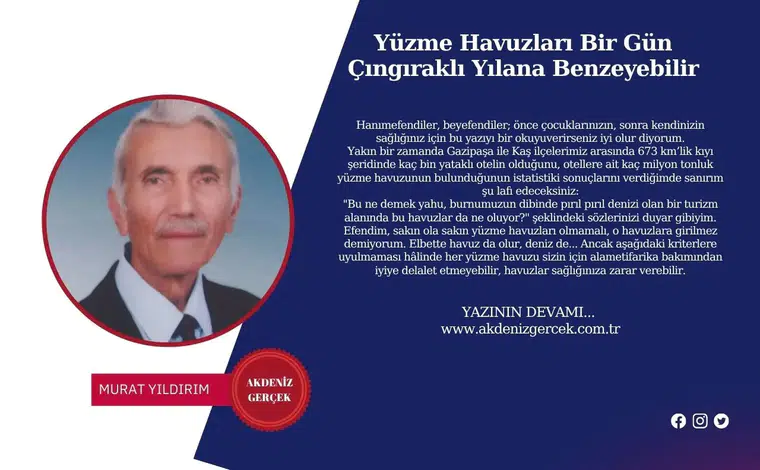 Yüzme Havuzları Bir Gün Çıngıraklı Yılana Benzeyebilir