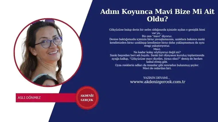Adını Koyunca Mavi Bize Mi Ait Oldu?