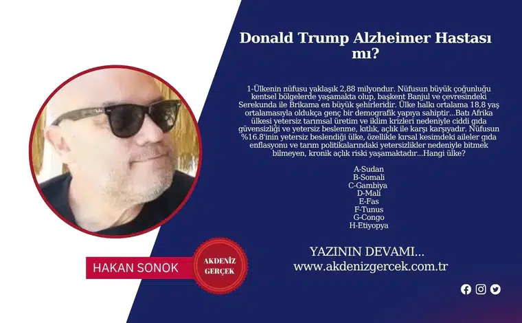 Donald Trump Alzheimer Hastası mı?