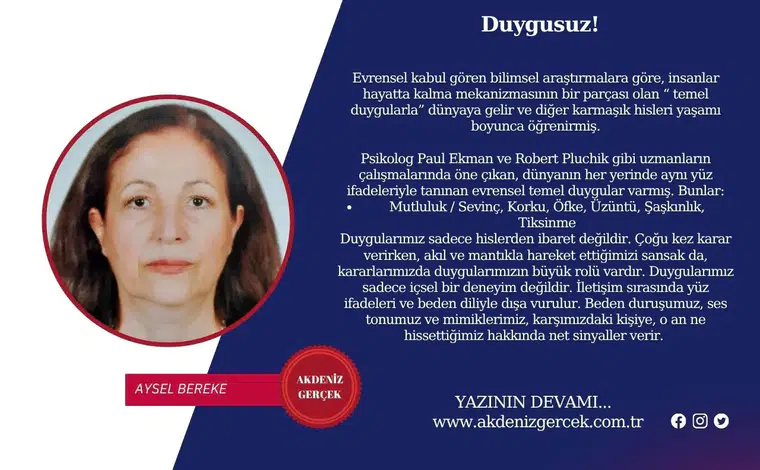 Duygusuz!