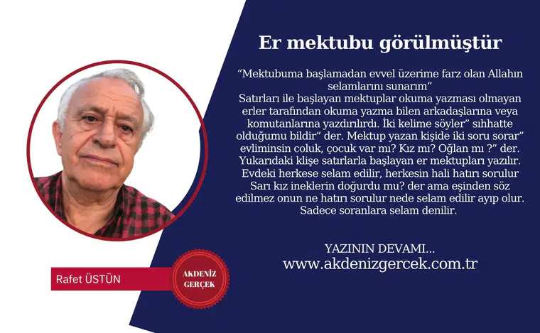 Er mektubu görülmüştür