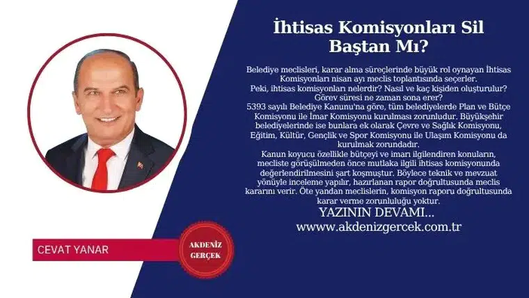 İhtisas Komisyonları Sil Baştan Mı?
