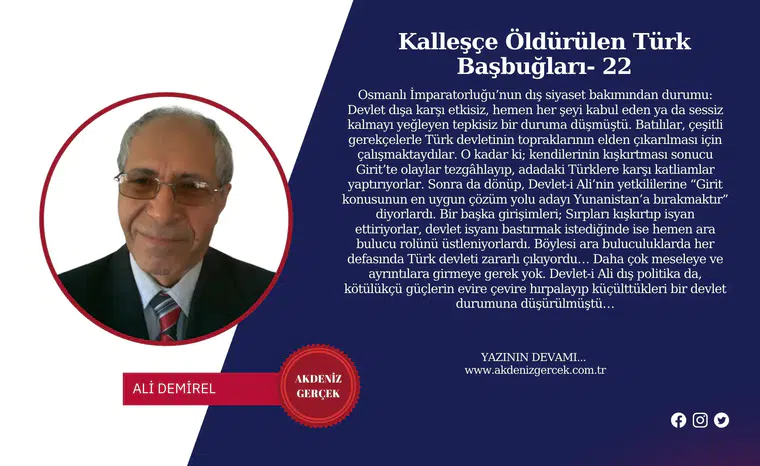 Kalleşçe Öldürülen Türk Başbuğları -22