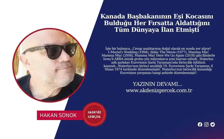 Kanada Başbakanının Eşi Kocasını Bulduğu Her Fırsatta Aldattığını Tüm Dünyaya İlan Etmişti