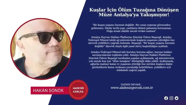 Kuşlar İçin Ölüm Tuzağına Dönüşen Müze Antalya'ya Yakışmıyor!
