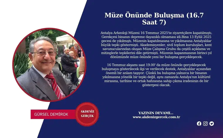 Müze Önünde Buluşma (16.7 Saat 7)