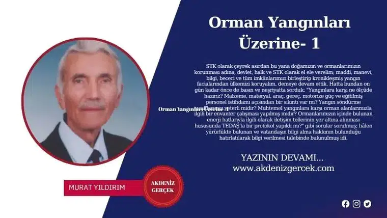 Orman Yangınları Üzerine - 1