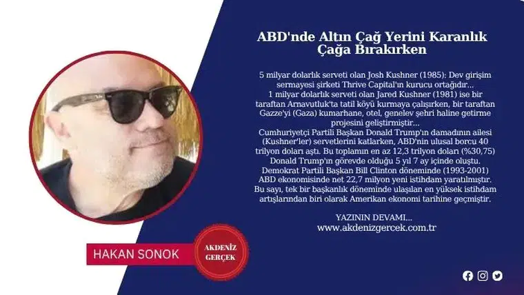 ABD'nde Altın Çağ Yerini Karanlık Çağa Bırakırken