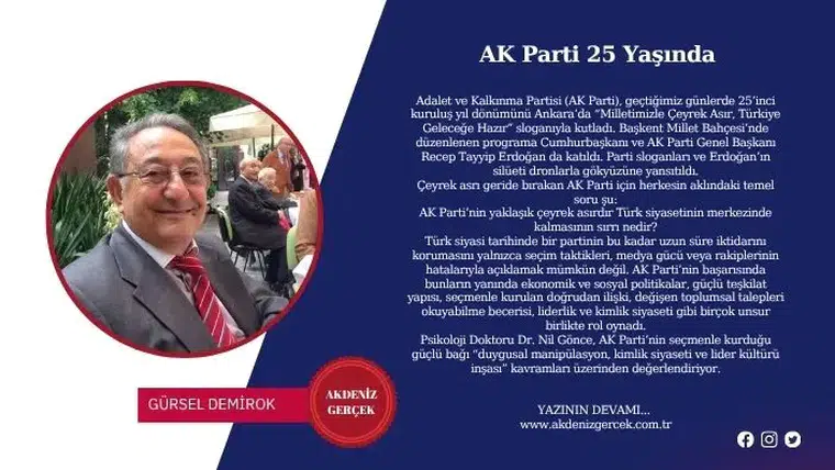 AK Parti 25 Yaşında