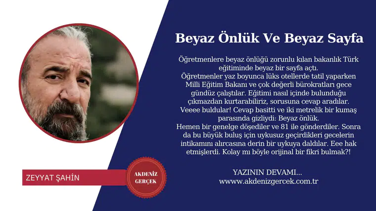 Beyaz Önlük Ve Beyaz Sayfa