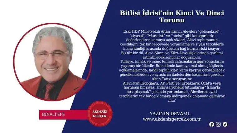 Bitlisi İdrisi’nin Kinci Ve Dinci Torunu
