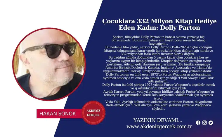 Çocuklara 332 Milyon Kitap Hediye Eden Kadın: Dolly Parton