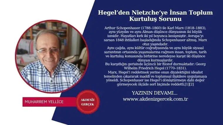 Hegel’den Nietzche’ye İnsan Toplum Kurtuluş Sorunu
