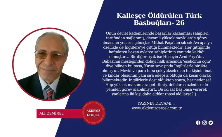 Kalleşçe Öldürülen Türk Başbuğları- 26