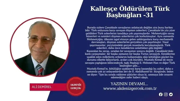 Kalleşçe Öldürülen Türk Başbuğları- 31