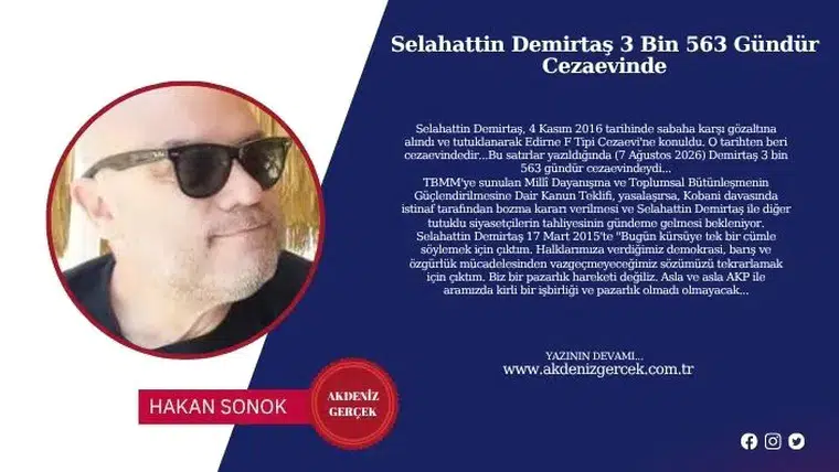 Selahattin Demirtaş 3 Bin 563 Gündür Cezaevinde
