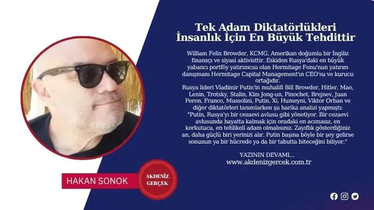 Tek Adam Diktatörlükleri İnsanlık İçin En Büyük Tehdittir