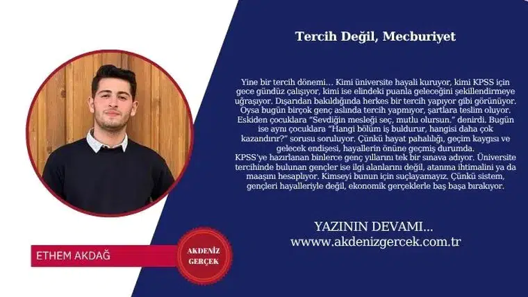 Tercih Değil, Mecburiyet