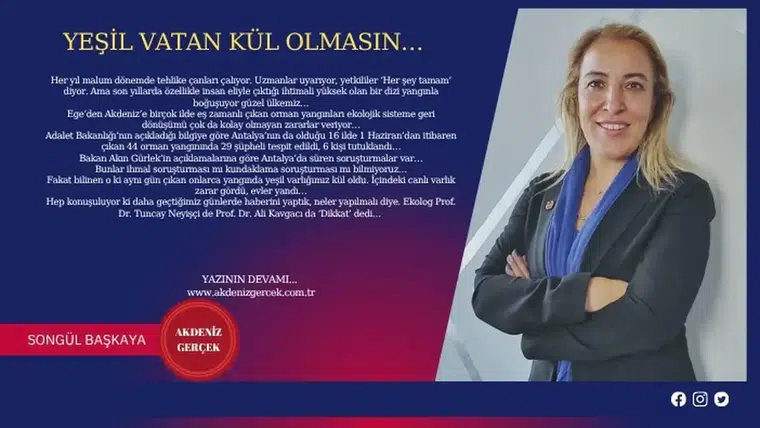 Yeşil Vatan Kül Olmasın…