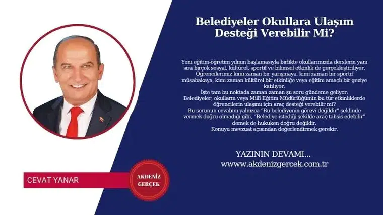 Belediyeler Okullara Ulaşım Desteği Verebilir Mi?
