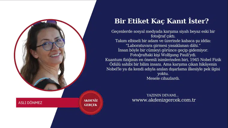 Bir Etiket Kaç Kanıt İster?