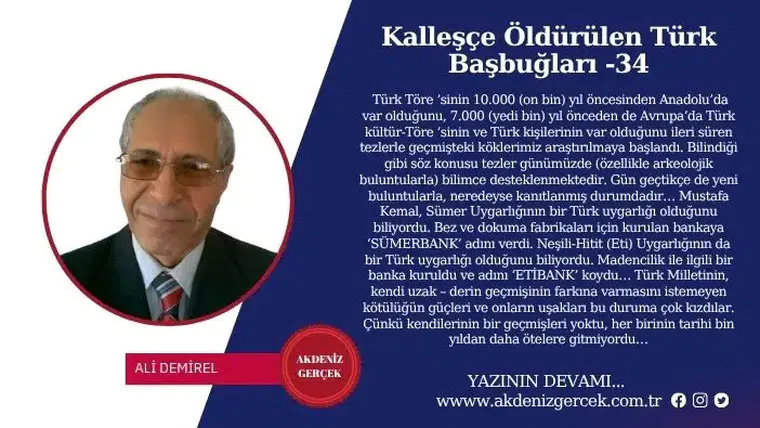 Kalleşçe Öldürülen Türk Başbuğları -34