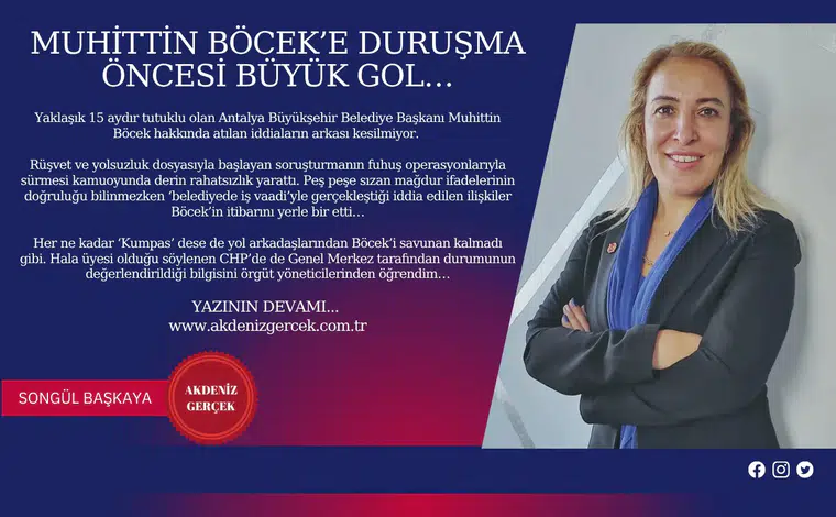 Muhittin Böcek’e Duruşma Öncesi Büyük Gol…