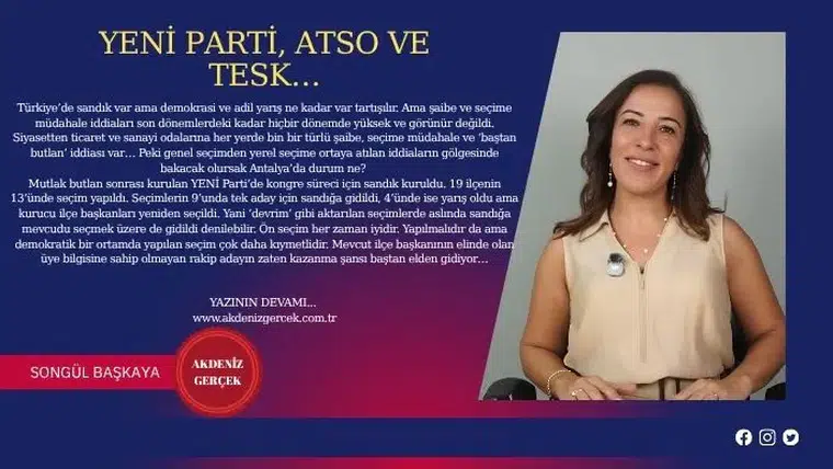 YENİ Parti, ATSO ve TESK…