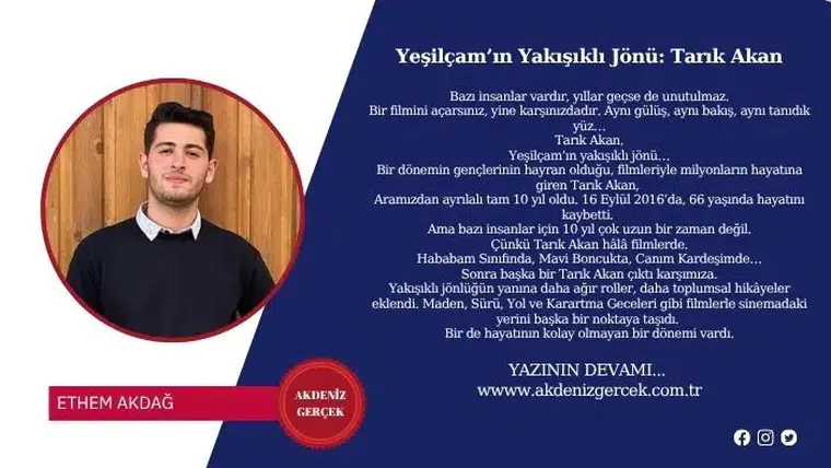 Yeşilçam’ın Yakışıklı Jönü: Tarık Akan