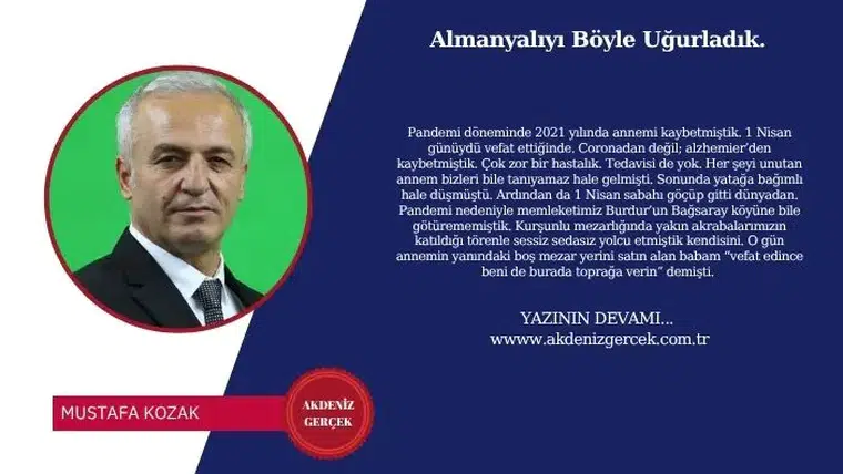 Almanyalıyı Böyle Uğurladık.