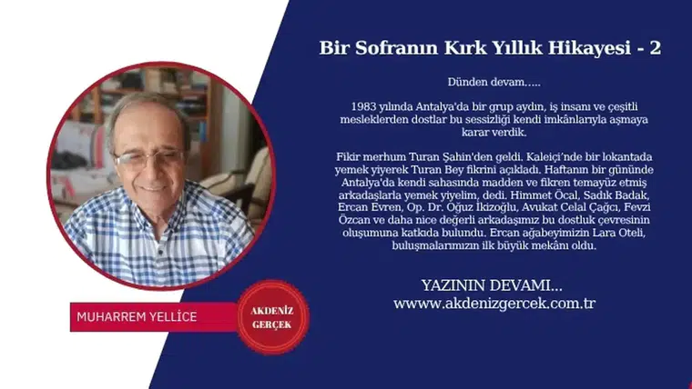 Bir Sofranın Kırk Yıllık Hikayesi - 2