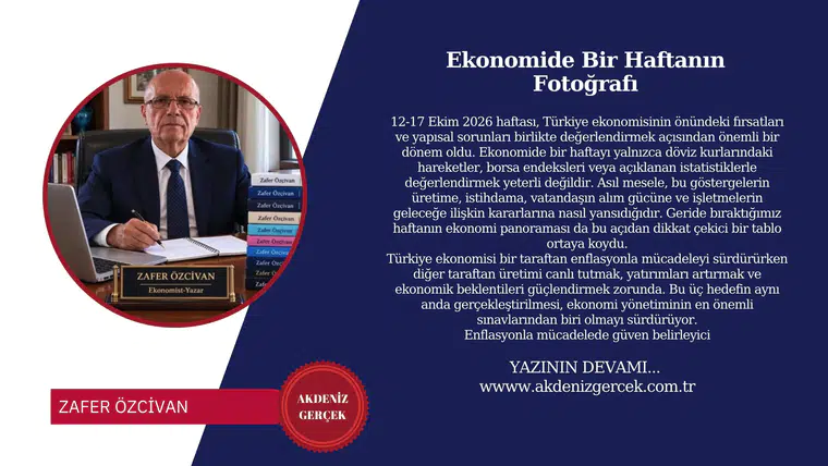 Ekonomide Bir Haftanın Fotoğrafı