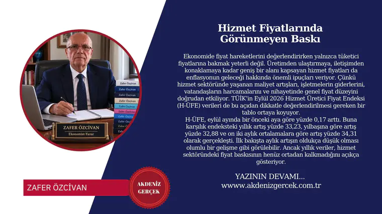 Hizmet Fiyatlarında Görünmeyen Baskı