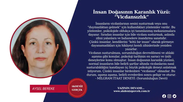 İnsan Doğasının Karanlık Yüzü: “Vicdansızlık”