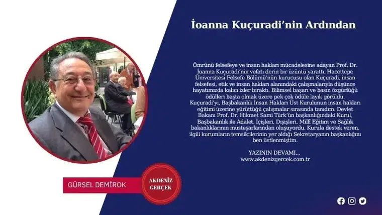 İoanna Kuçuradi’nin Ardından