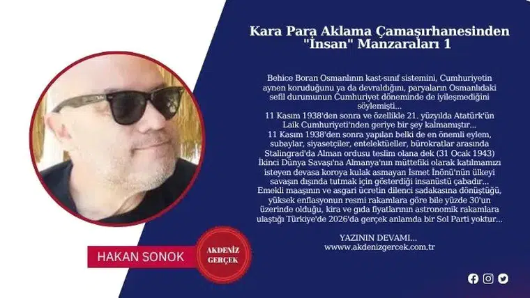 Kara Para Aklama Çamaşırhanesinden  "İnsan" Manzaraları 1