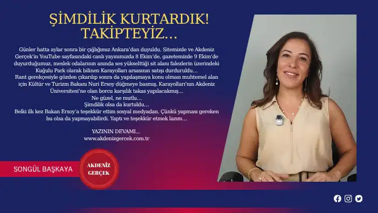 Şimdilik Kurtardık! Takipteyiz…